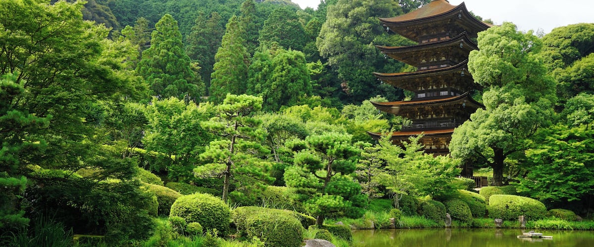 Rurikō-ji in Yamaguchi, Yamaguchi prefecture, Japan.