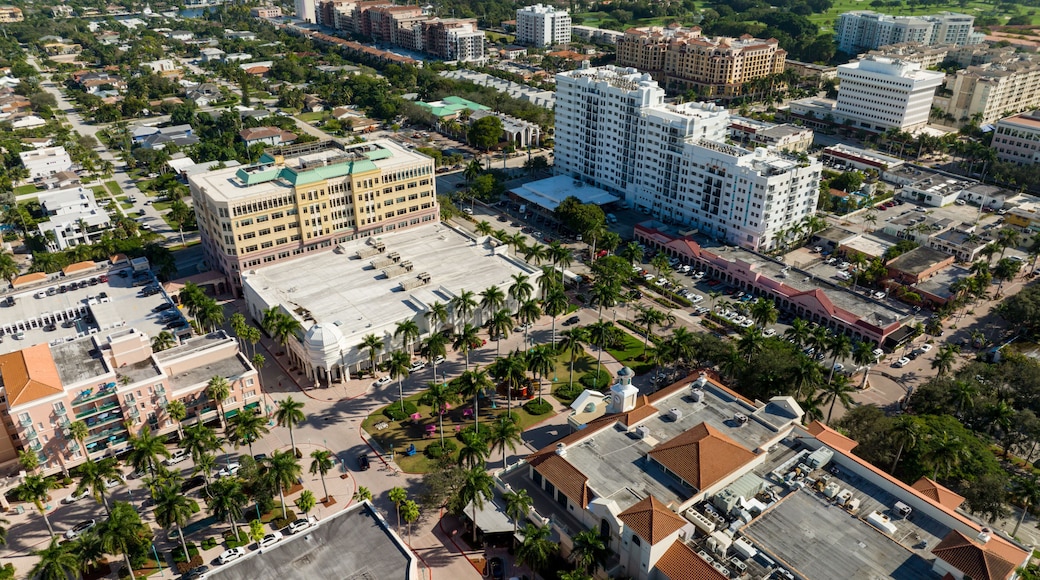 Aerial image Downtown Boca Raton FL