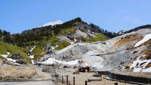 Manza hot spring, Kumarou mountain - Japanese hot spring area -