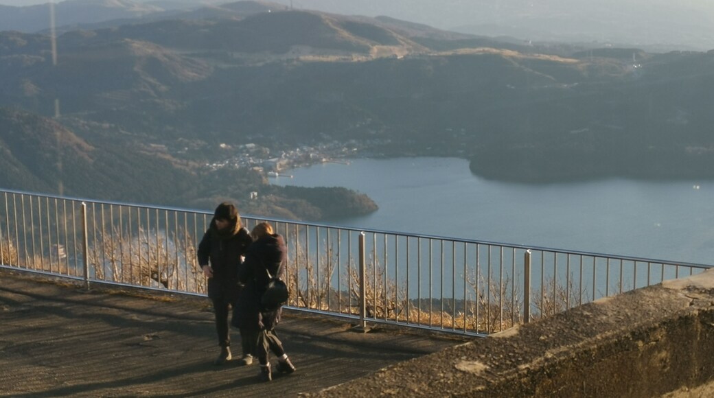 From this spot, Hakone, you will have a beautiful view of lake Hakone a d Fuji mountain.