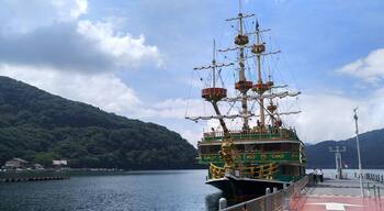 2018年7月蘆之湖的海盜船