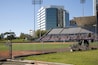 D41XRH St Petersburg Florida USA Baseball game in Al Lang Stadium a 7500-seat sports stadium current home pitch of Tampa Bay Rowdies United Soccer League
