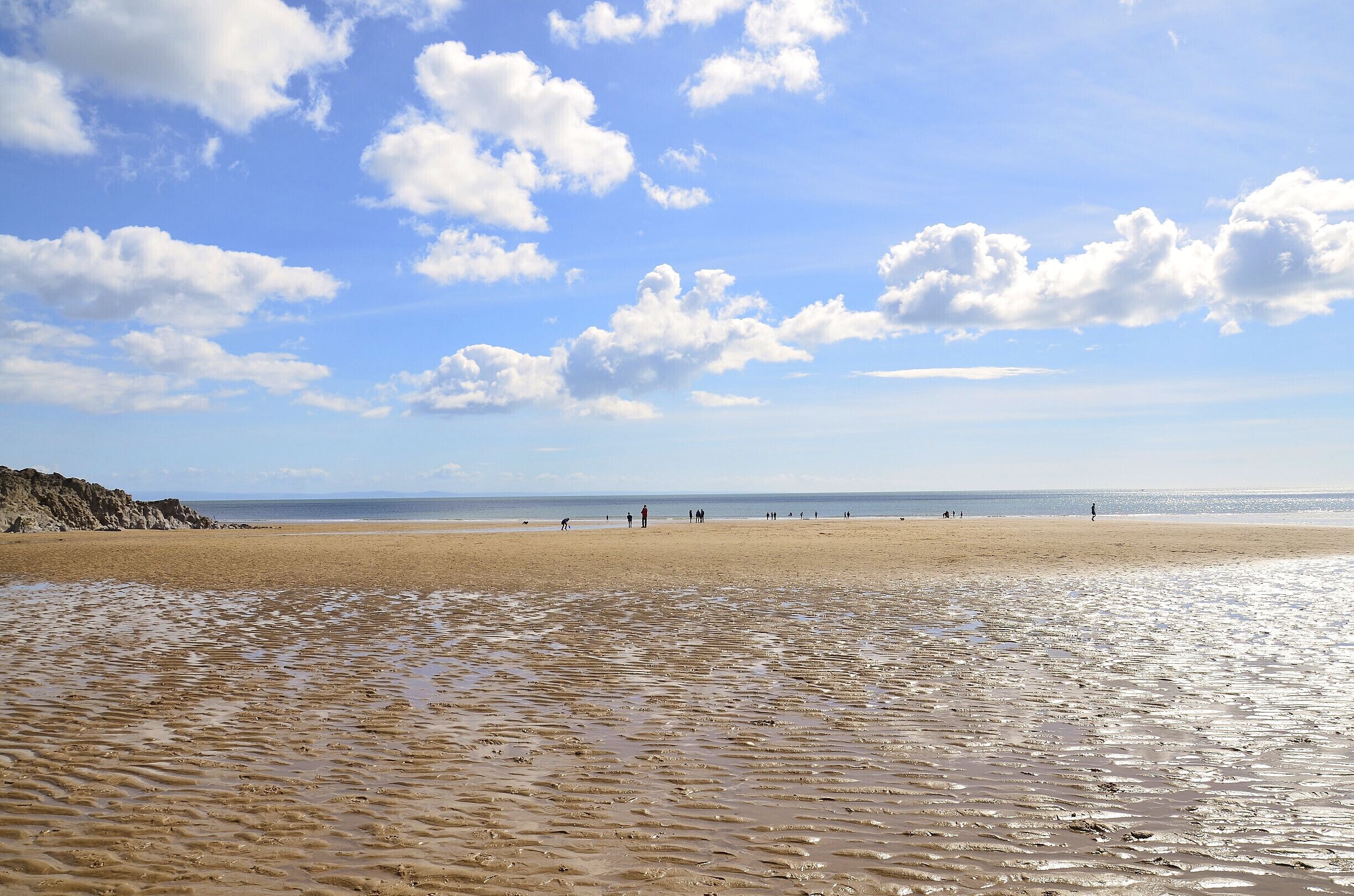 Caswell Bay, Swansea, West Wales. UK