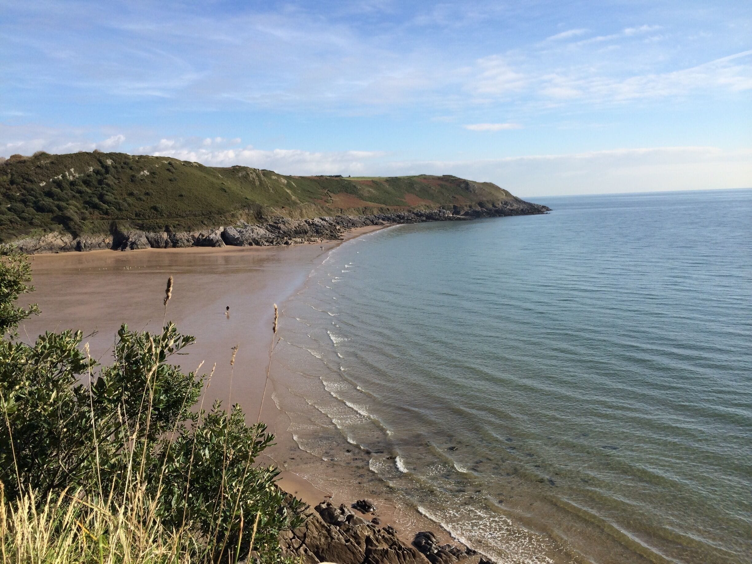 A beautiful place to be if you are in South Wales (near Swansea). Lots of hidden bays and cliff-top walks. 