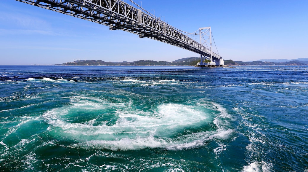 Naruto whirlpools in Pacific ocean, Osaka, Japan