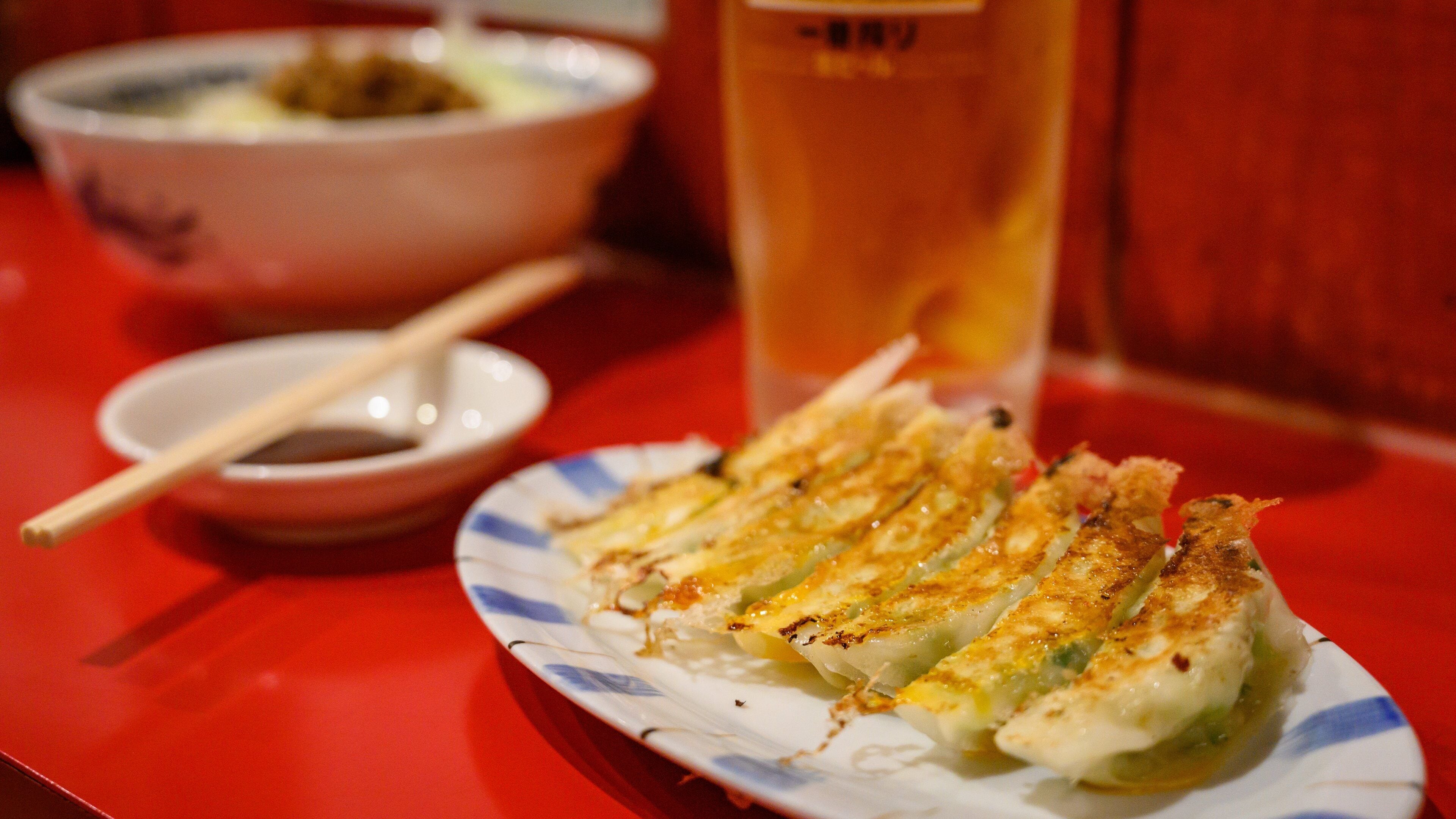 Kobe which includes food and interior views