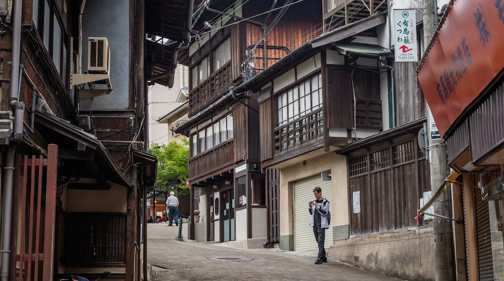 Arima Hot Springs showing street scenes