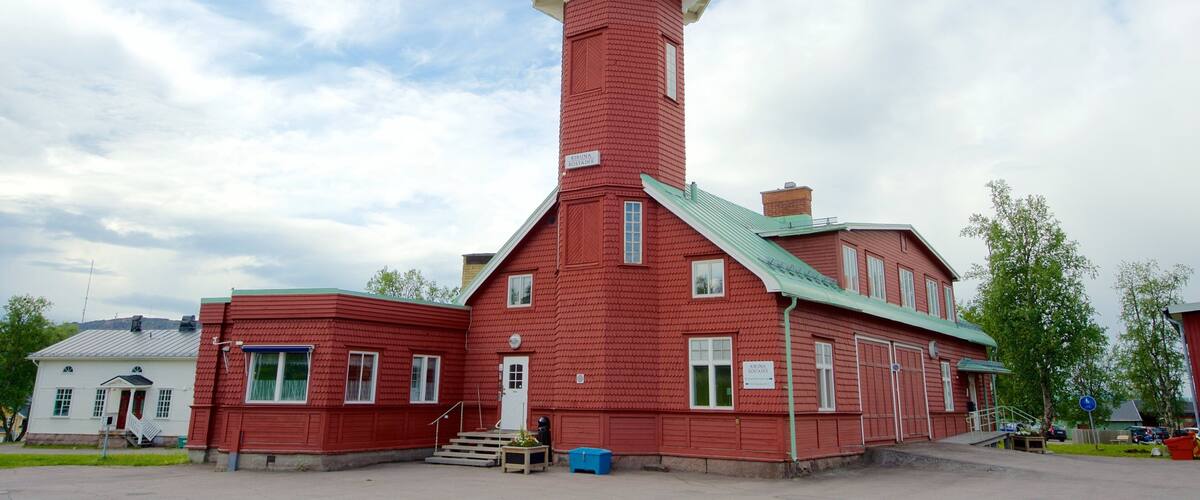 Kiruna which includes a house