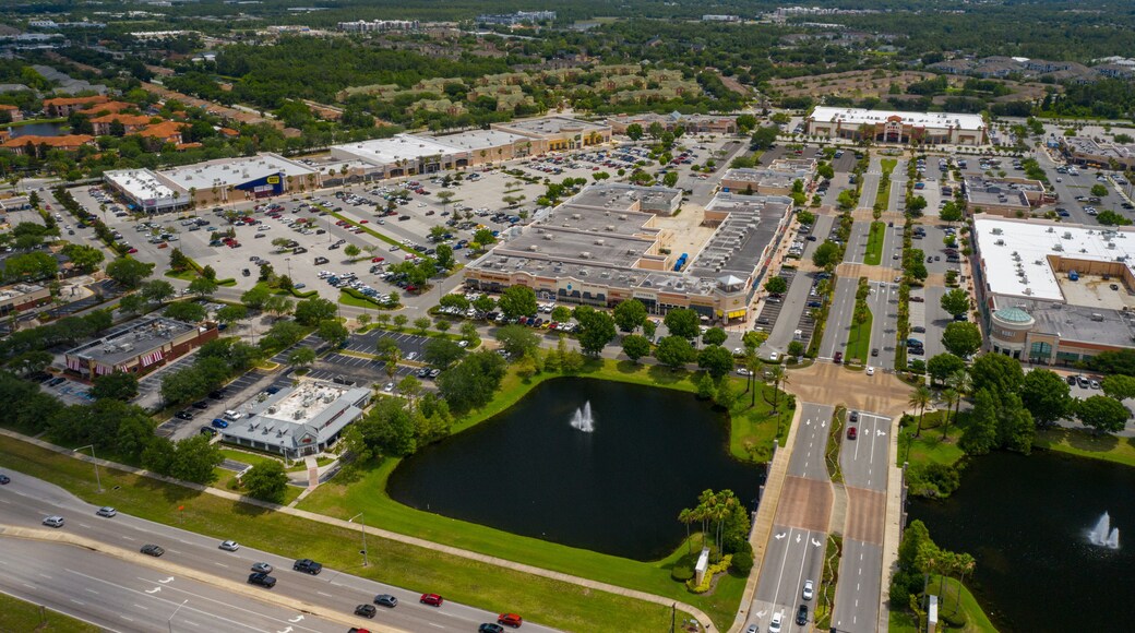 Aerial photo Waterford Lakes Town Center shopping plaza