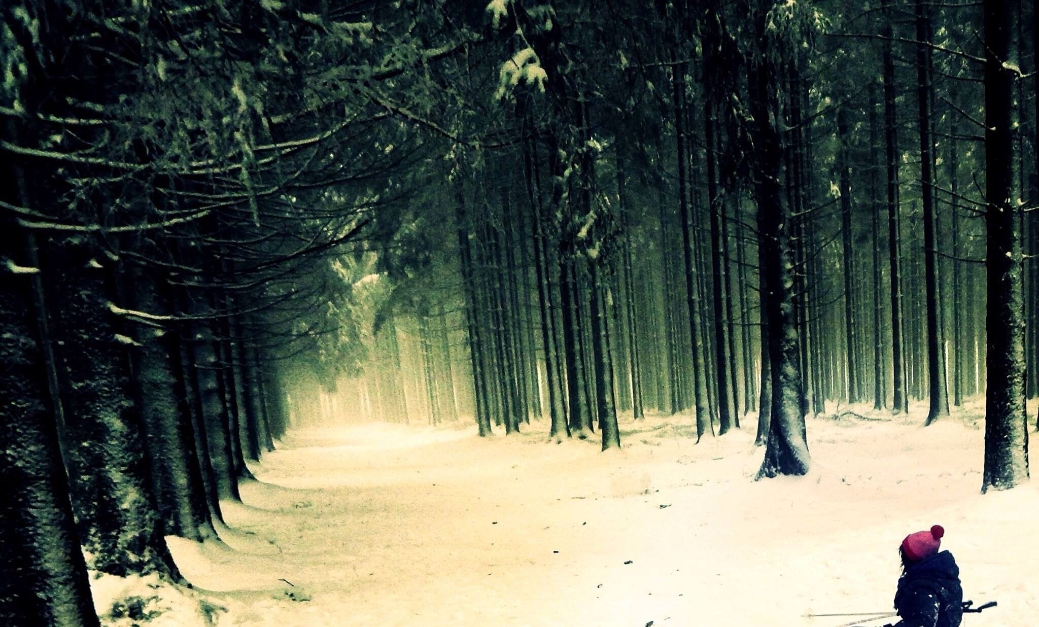 La piste de Ski à la baraque fraiture. ❄️⛷