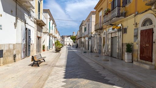 CANOSA DI PUGLIA, ITALY, JULY 7, 2023 - View of historic center of the village of Canosa di Puglia in the province of Barletta-Andria-Trani, Apulia, Italy