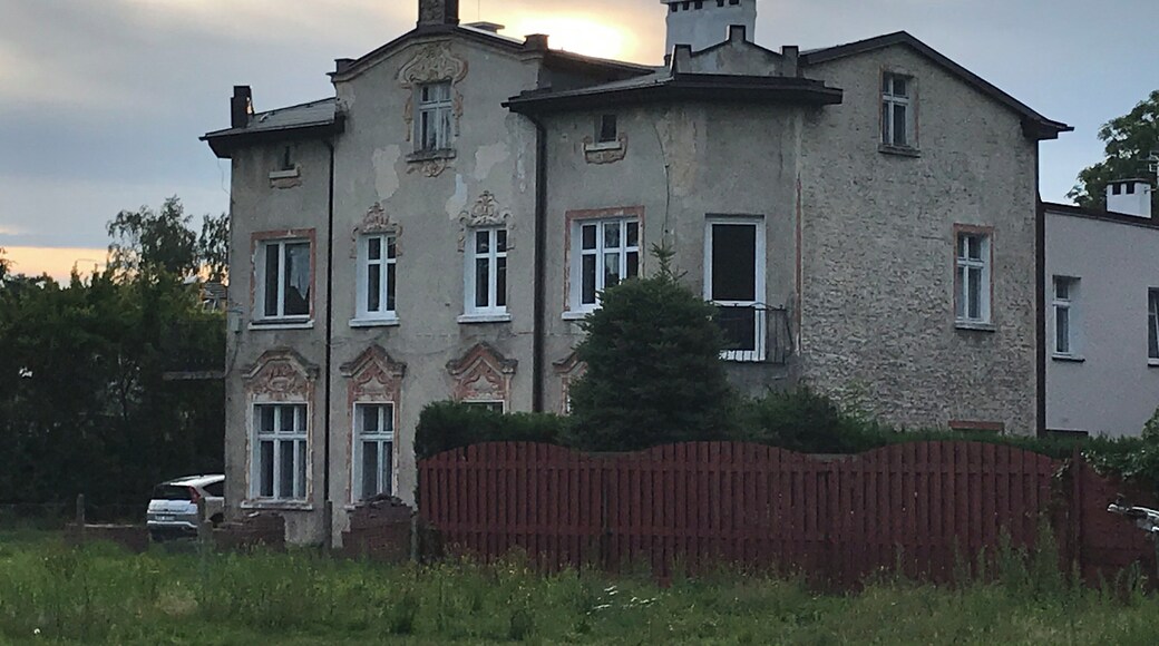 One of the faded but still beautiful old houses in Poland