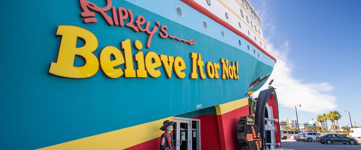 Ripley\'s Believe It or Not showing signage