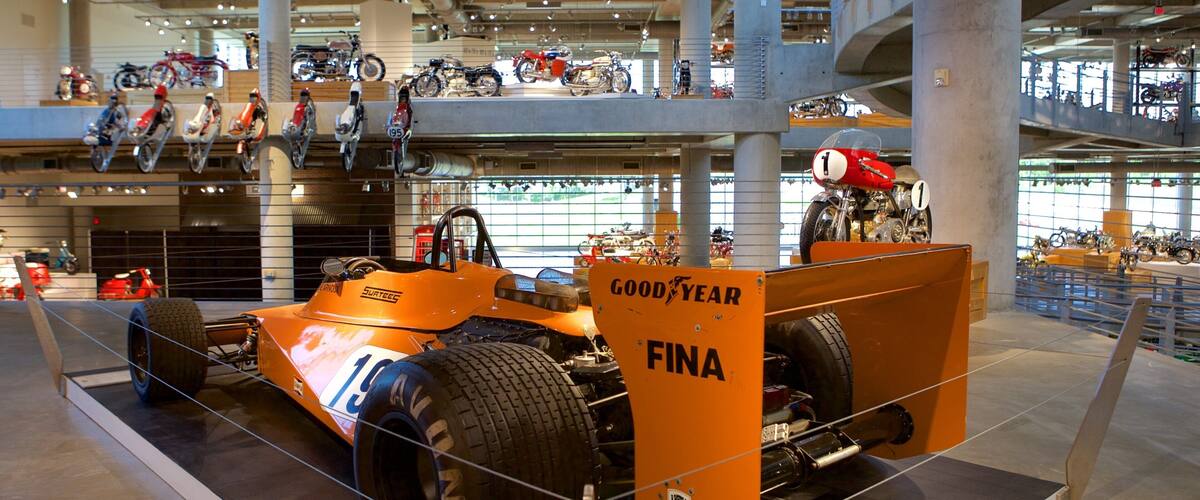 Barber Motorsports Park which includes interior views