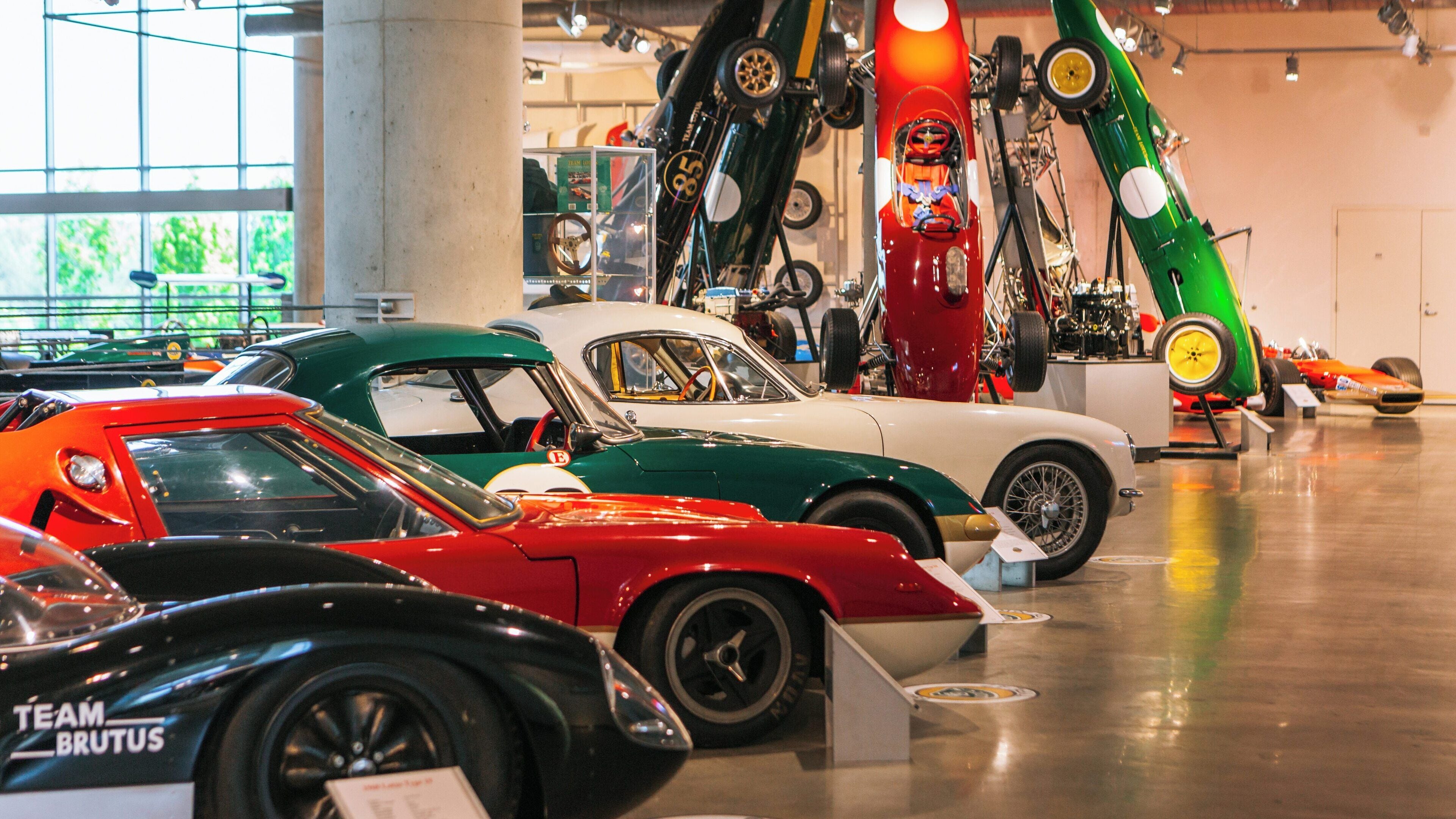 Barber Motorsports Park showcases a diverse collection of classic and modern race cars in Birmingham, Alabama