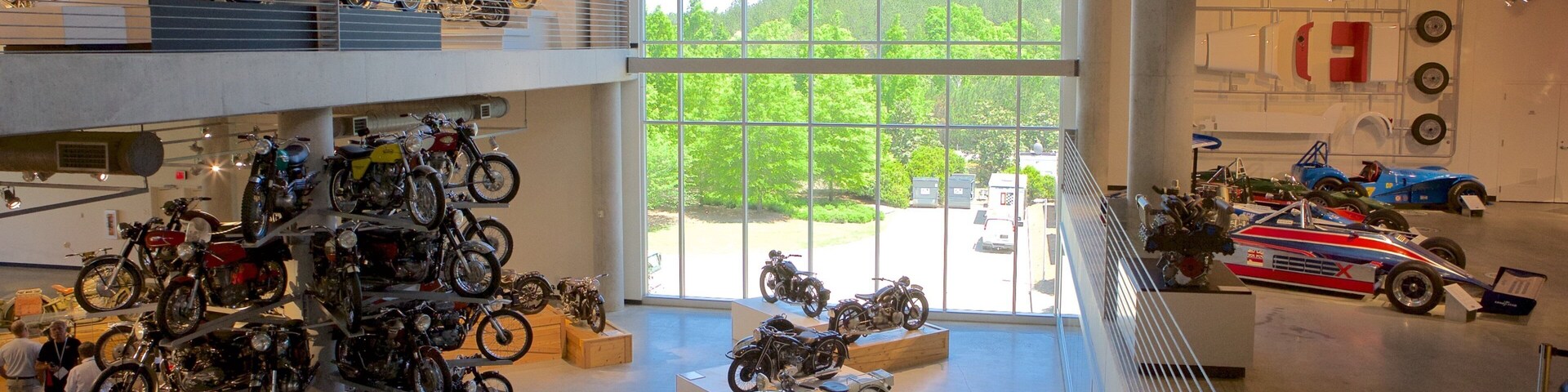 Barber Motorsports Park showing interior views