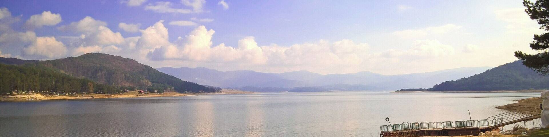 This is the artificial lake nearby Batak - great place to visit not only during summer, but in winter as well !