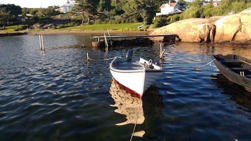Sea boarder summer town. Perfect for swimming!