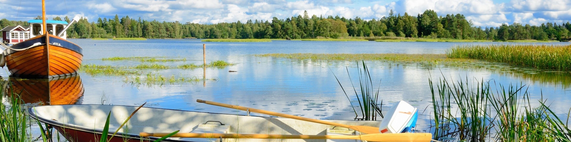Trollhattan featuring a lake or waterhole and boating