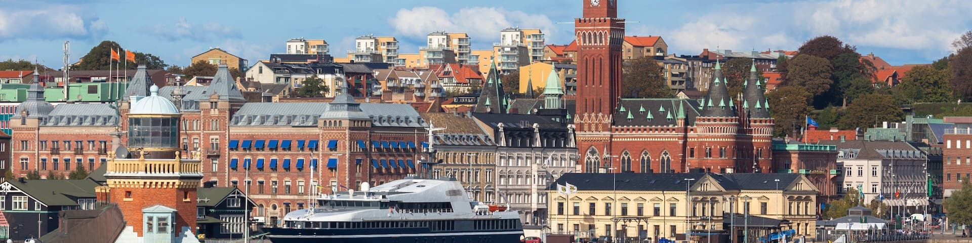Helsingborg showing a city, cruising and a bay or harbour