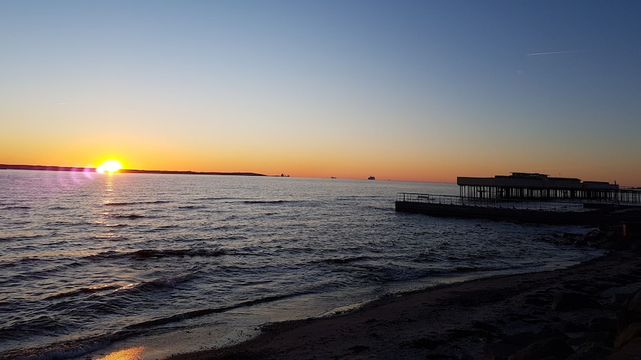 Sunset in my home city Helsingbogrg.