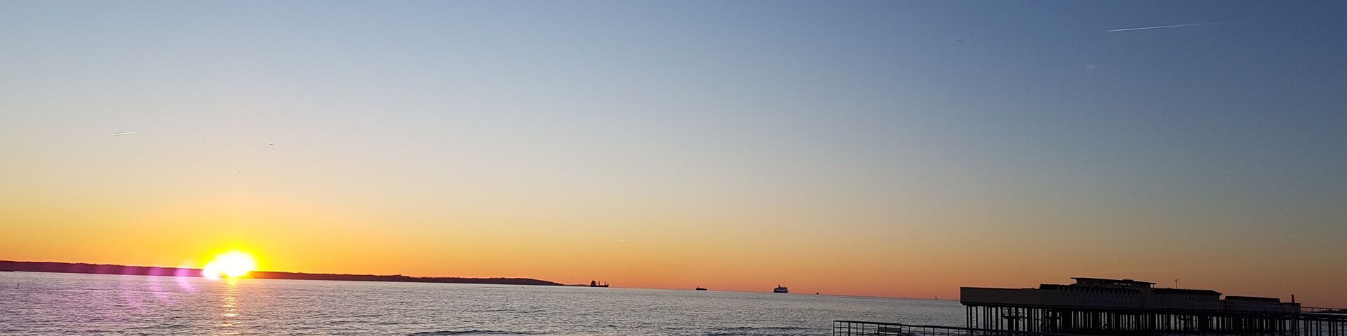 Sunset in my home city Helsingbogrg.