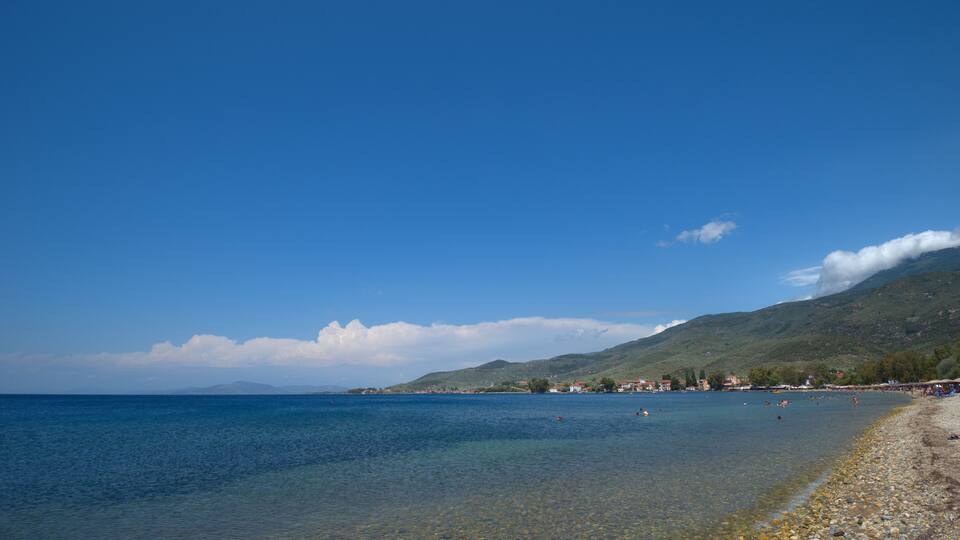 8/7/2020, Greece, city Kala nera, summer holidays