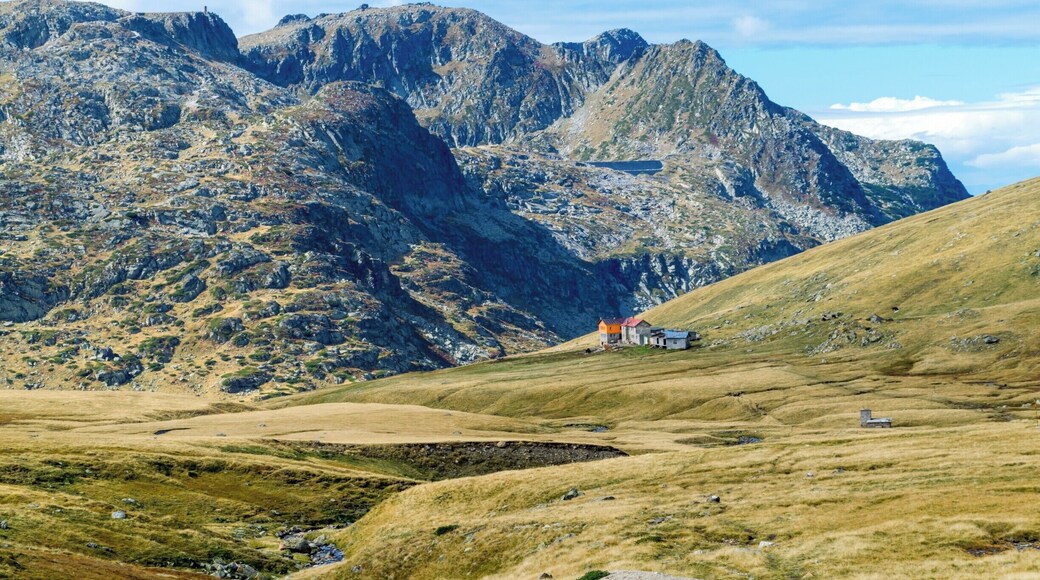 Ivan Vazov Hut (2300m above sea level) is not only one of Bulgaria’s, but also one of the Bolkan Peninsula’s highest mountain homes. It is located in the picturesque area of Pazardere in the astounding surroundings of northwest Rilla Mountain, not far from the Seven Lakes nature phenomenon.
The hut is a two storey stone building. It can accommodate 73 people. The smallest room can put up 3 and the biggest -18 tourists. Next to the hut are 6 small and 3 big cabins, each of them with either two or four beds. The hut has a kitchen and two dining rooms, one of which is self serviced – the guests can prepare their own food or make tea from herbs they have themselves picked up on the way. In summer the hut’s restaurant offers a variety of meals and fresh yogurt and cheese courtesy of the local sheep.
The hut’s water supply comes from an exquisitely clean high-mountain source. Its power is provided by its own micro power station. The young staff is responsible for the hut’s cosines and friendly atmosphere.
The hut is supplied by horses, which the guests may use to ride or transport luggage.
Source of the description: http://www.ivanvazovhut.info/
#mountain #Rila #Bulgaria #hiking