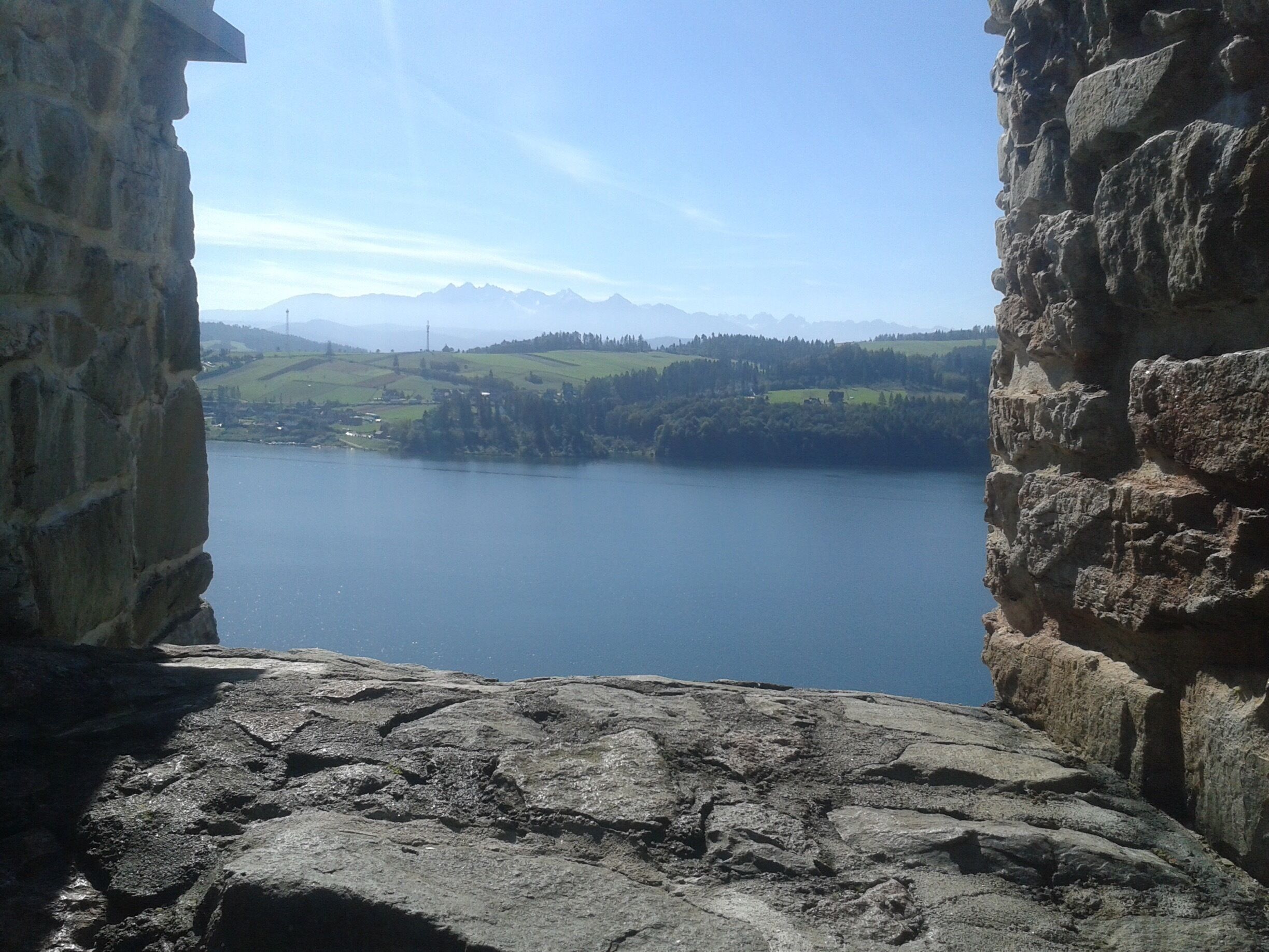 View from castle in Czorsztyn. 
