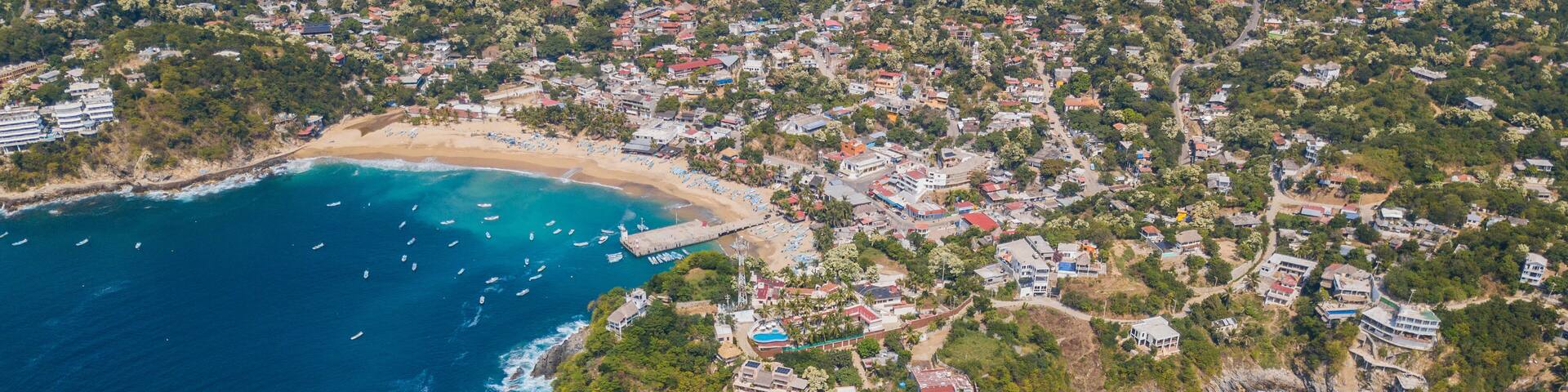Aerea Puerto Ángel Oaxaca Mexico