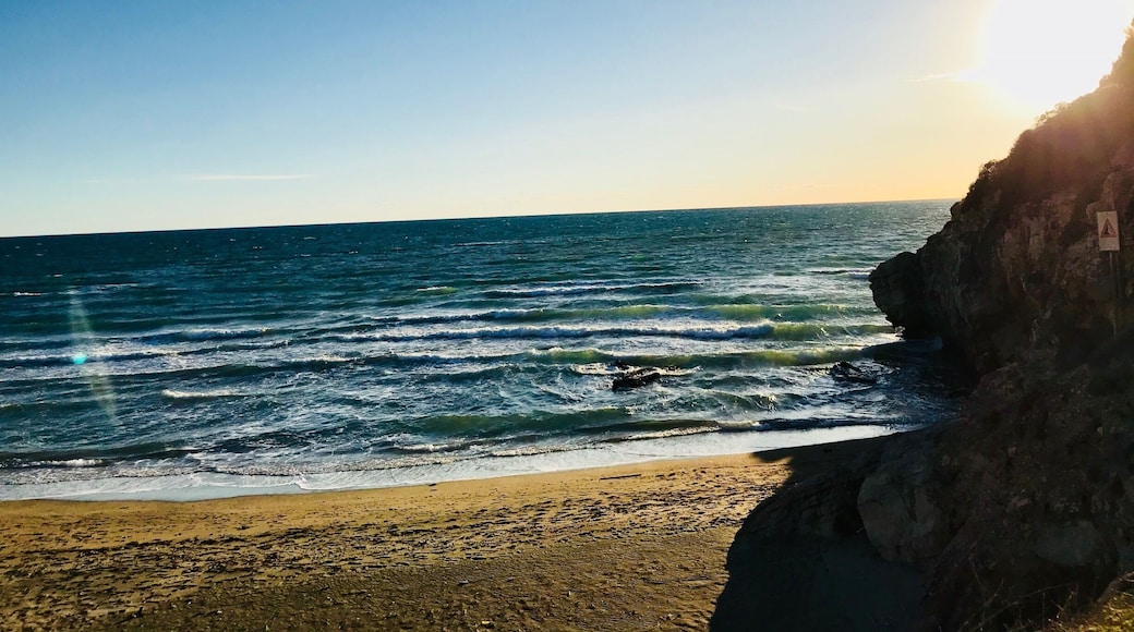 Nice fall walk along the Scauri beach.