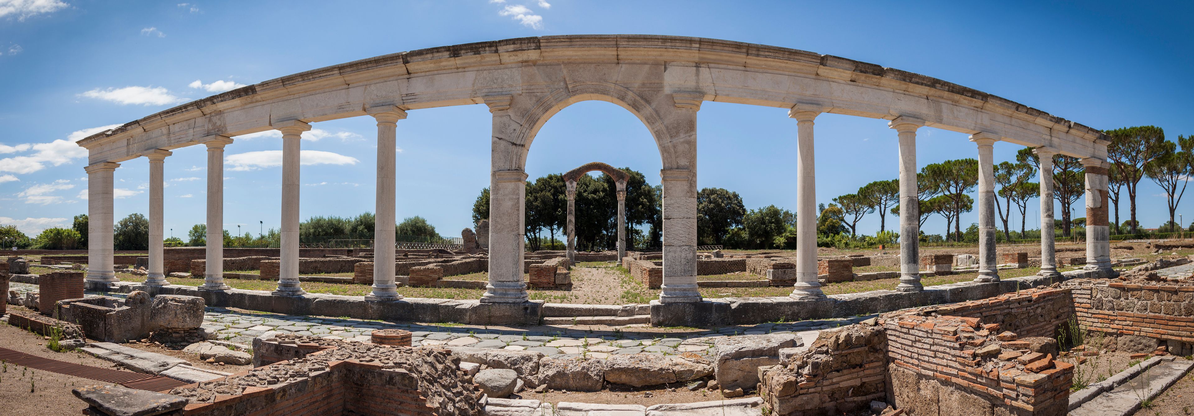 Roman ruins in Minturno, Italy.