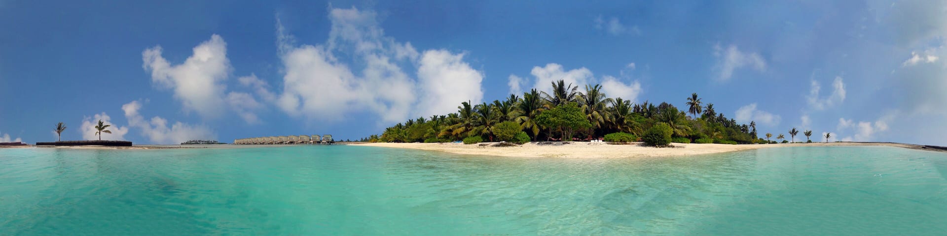 Kandooma, Maldives Panorama of the South Beach