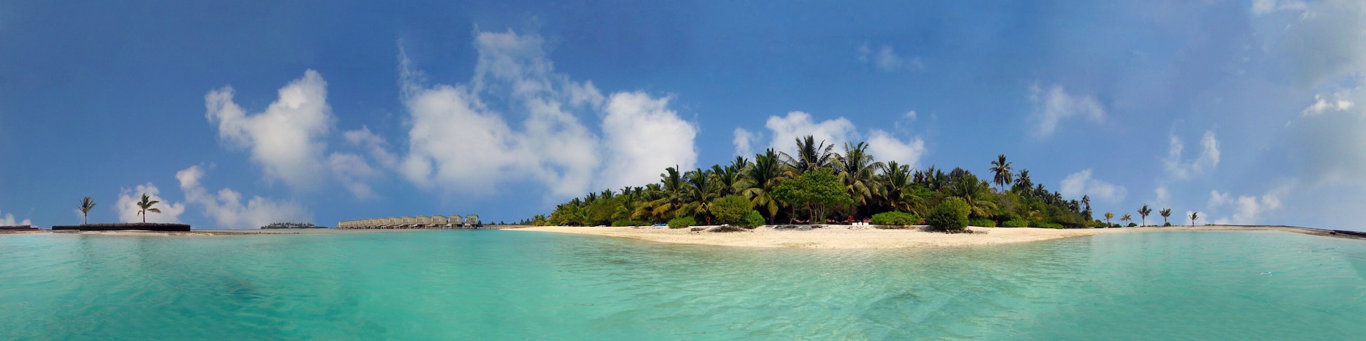 Kandooma, Maldives Panorama of the South Beach
