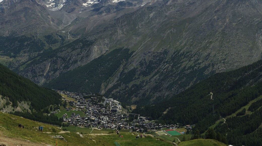 View on Saas-Fee, Switzerland.
