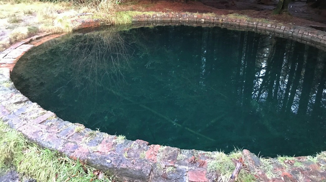 Mysterious blue pool