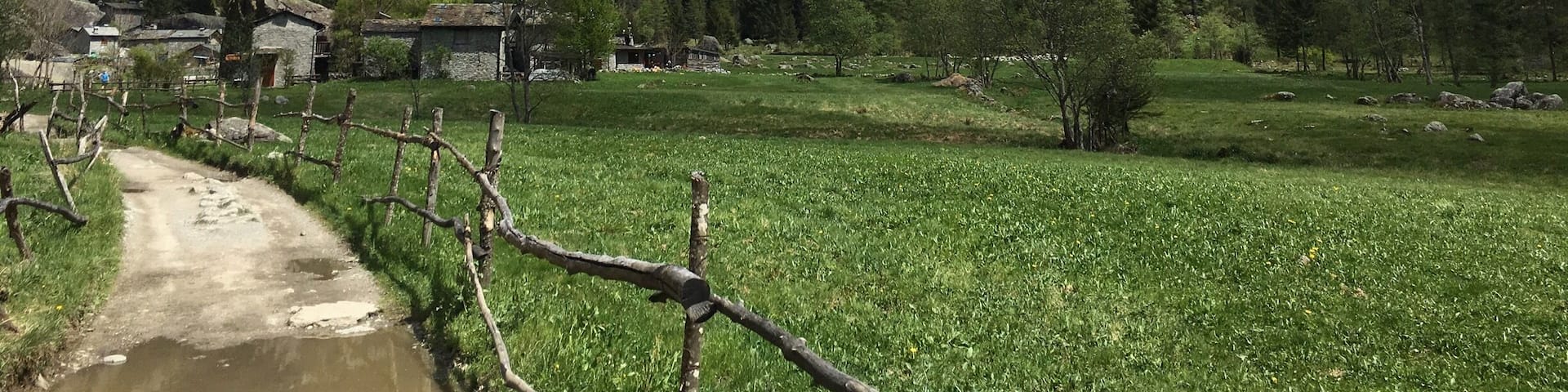 #alps #mountains #trekking #melloblocco #nature #spring #green #clouds