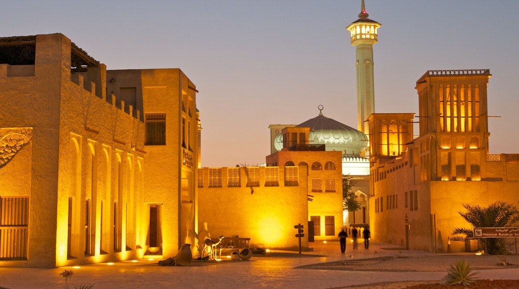 The old merchant quarter of Bastakiya in Dubai, United Arab Emirates