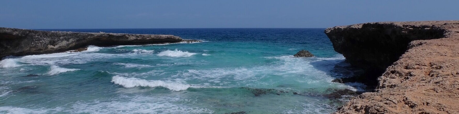 Small cove beach inside Arikok National Park #beach #cove #aruba