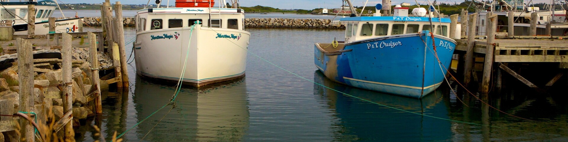 Yarmouth mostrando uma marina