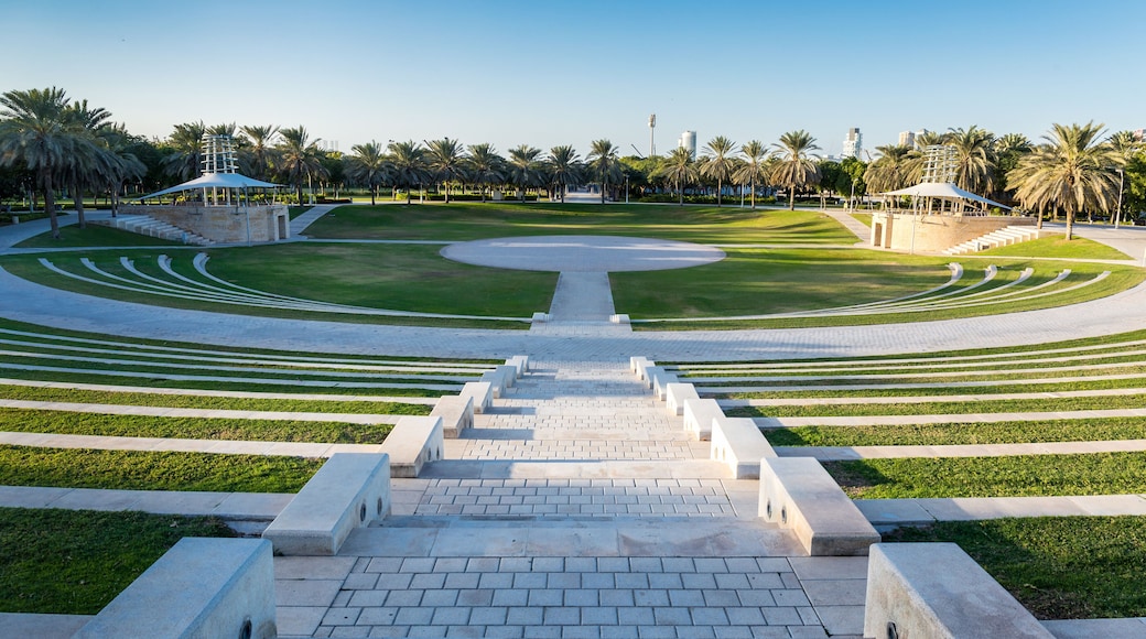 Panoramic view of the Zabeel Park in Dubai