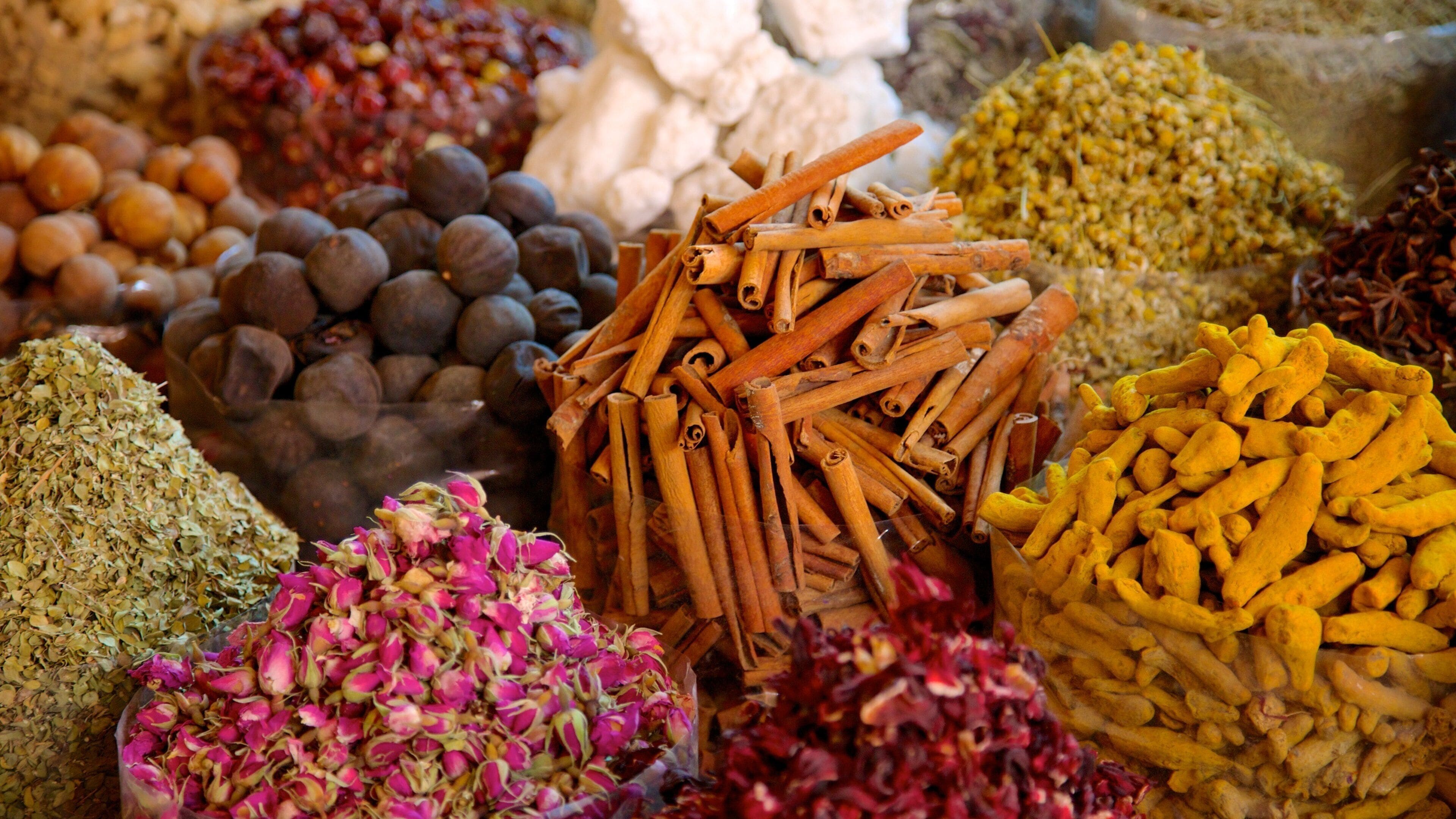 Spice Souk which includes food and markets