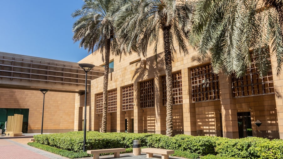 Building of the National Museum of Saudi Arabia in Riyadh