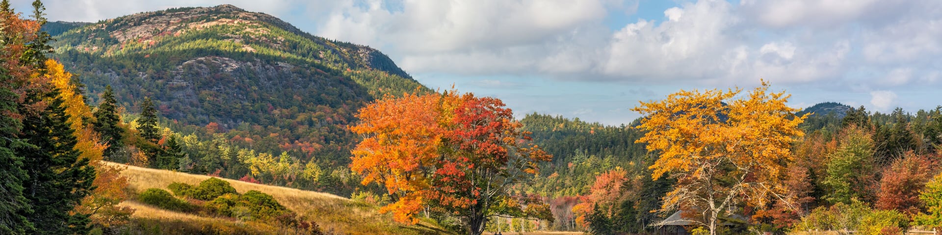 Little Long Pond in fall - Acadia National Park - Maine