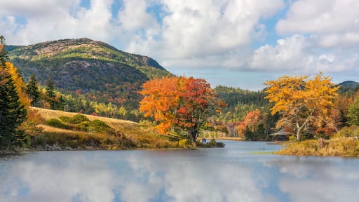 Little Long Pond in fall - Acadia National Park - Maine