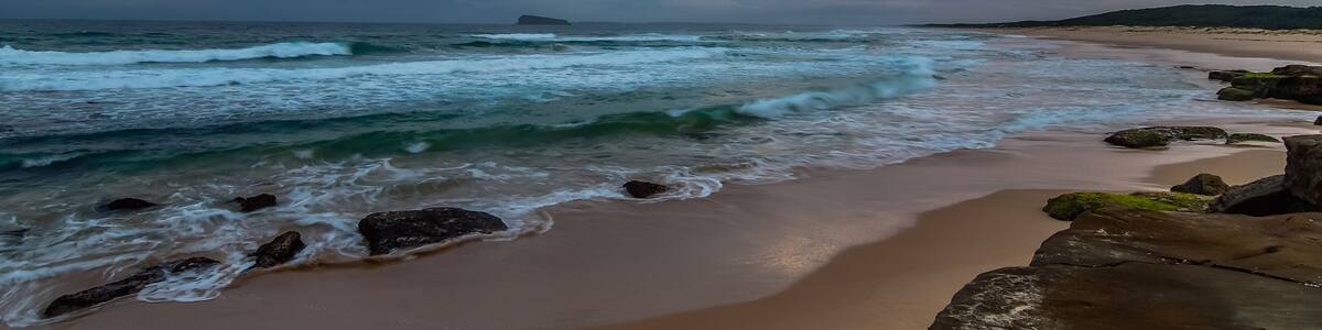 Rocky Daybreak Seascape