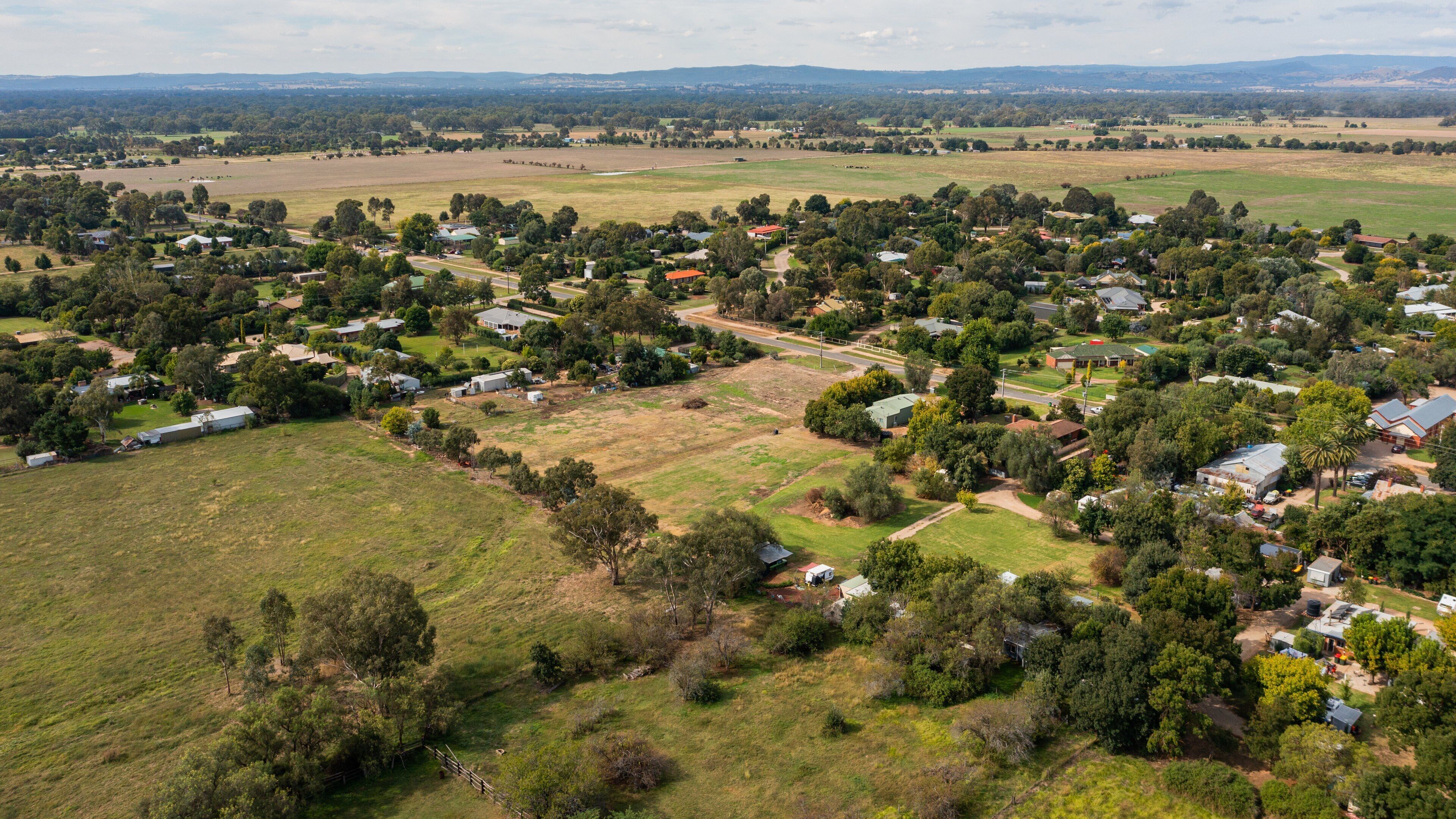 Milawa which includes tranquil scenes and landscape views