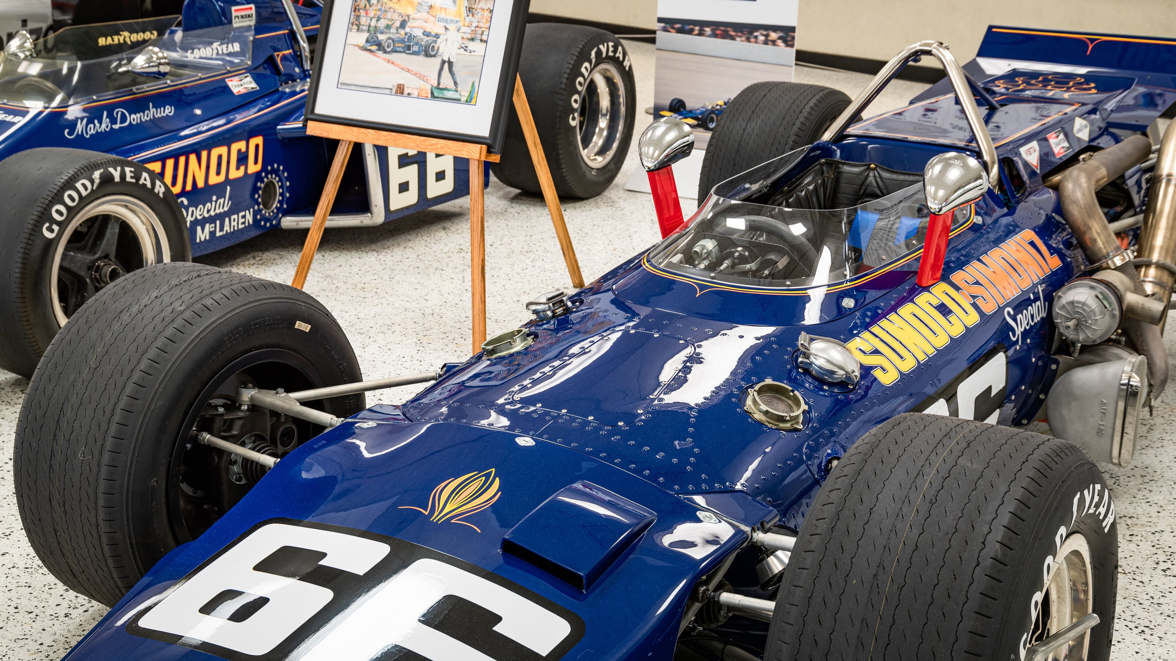 Indianapolis Motor Speedway Hall of Fame Museum featuring interior views