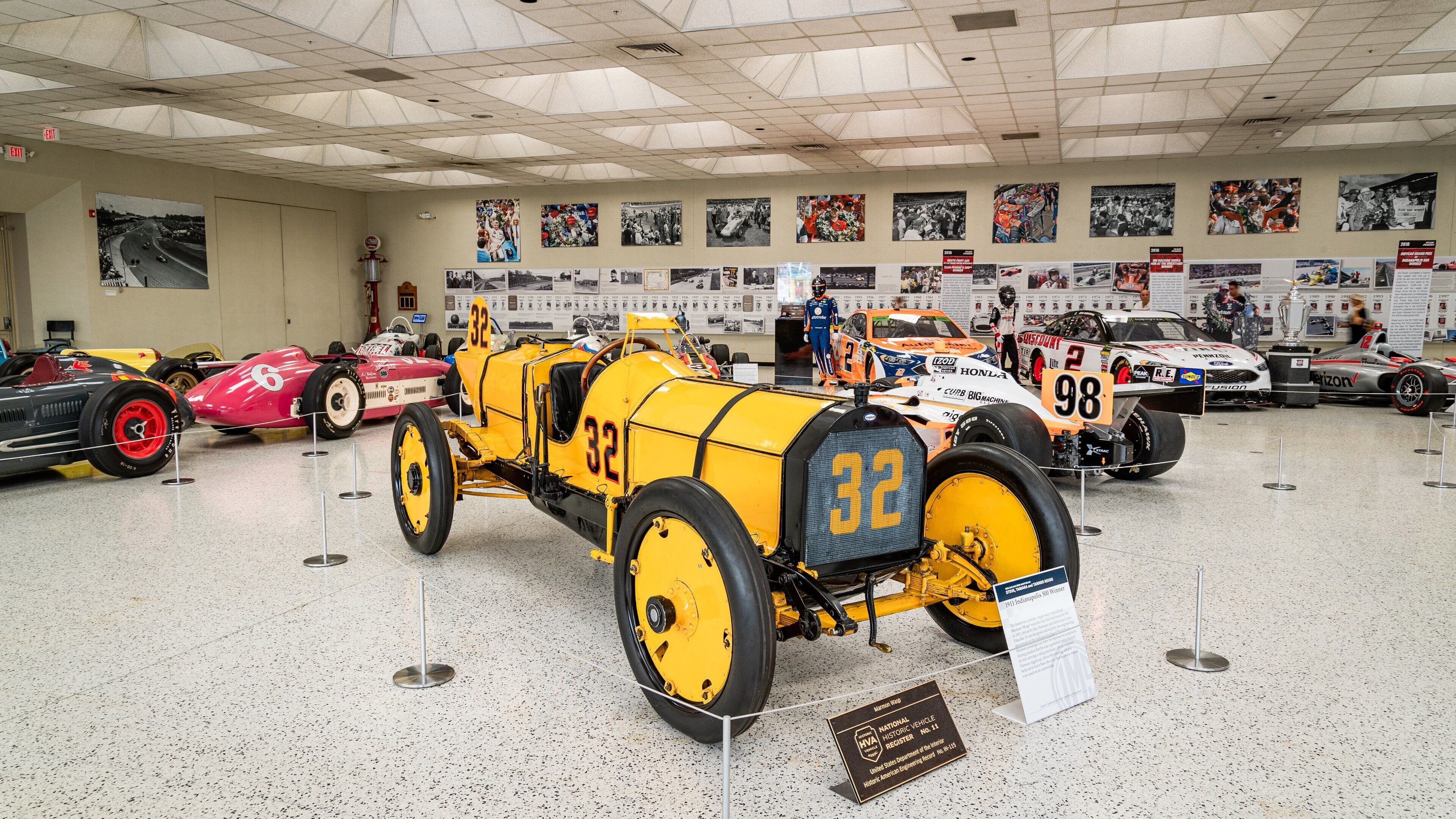 Indianapolis Motor Speedway Hall of Fame Museum which includes heritage elements