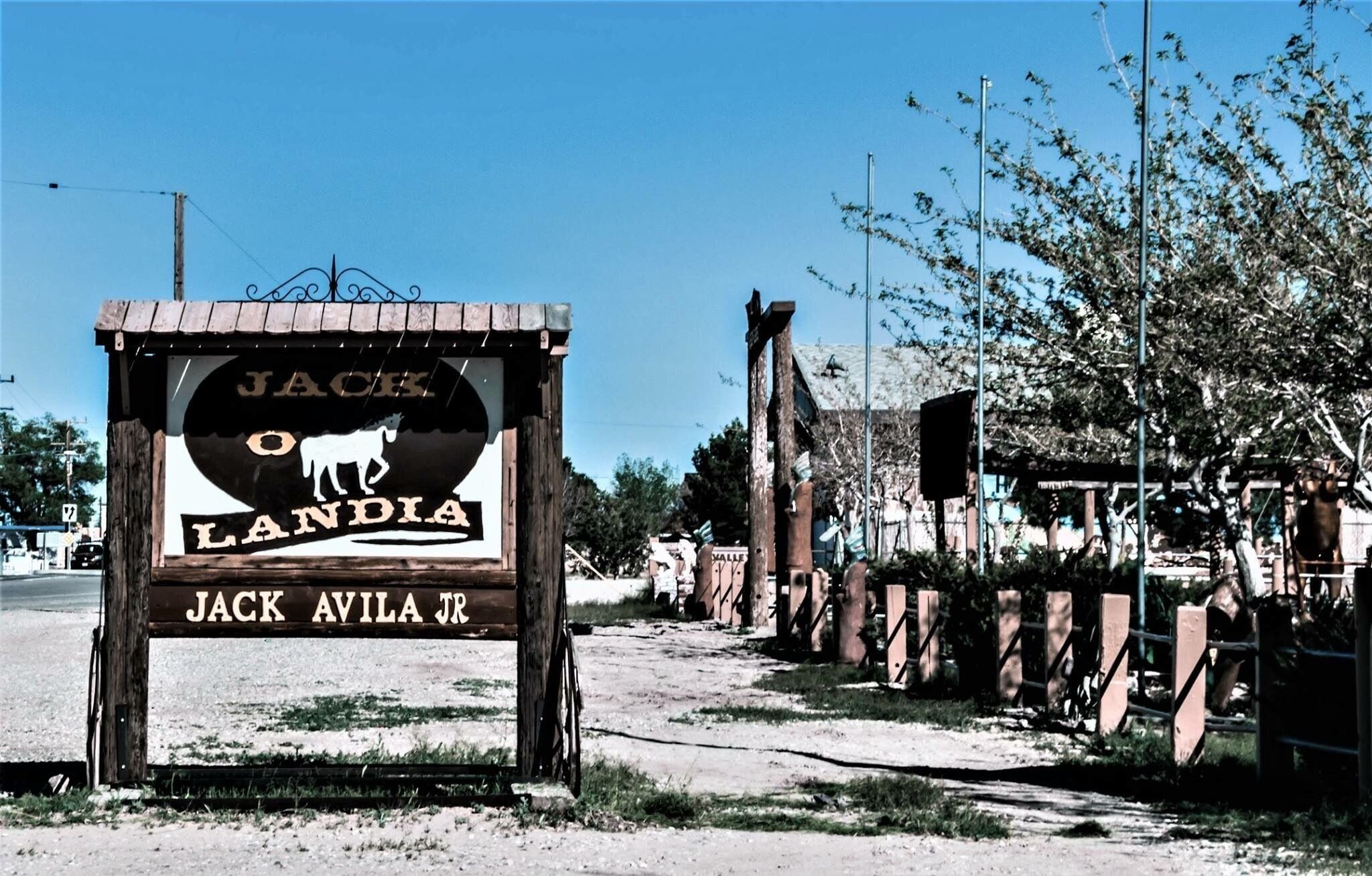 Lucerne Valley’s Jack O’Landia is a monument to eccentricity located along Highway 18 in the high desert, where the town slogan is “A Town with Character"